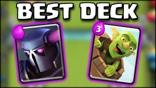 BEST PEKKA DECK GOBLIN BARREL PEKKA DECK IN CLASH ROYALE  The Best Legendary Arena 10 Deck [upl. by Bobbi]