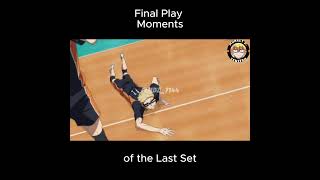 Karasuno vs Nekoma Final Play  Haikyu Movie The Dumpster Battle haikyuu sportanime animesport [upl. by Ylrahc]