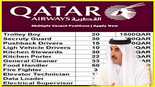 JOBS IN QATAR CITY ∆ AFTER VISA 💳 PAYMENT ∆ FRESHER CAN ALSO APPLY THIS JOB ∆ QATAR JOBS [upl. by Plusch339]