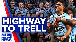 Latrell Mitchell proves to be unstoppable force  9 News Australia [upl. by Atrice101]