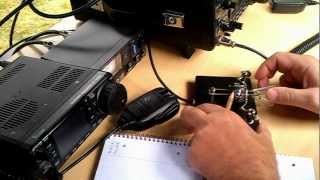 DK1AR macht CW Betrieb mit icom IC7000 [upl. by Alasdair]