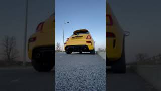 2019 Abarth 595 Competizione Record Monza Exhaust [upl. by Ahsemo]