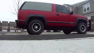 1994 k1500 Turbo Diesel Blazer exhaust amp turbo whistle [upl. by Maya595]