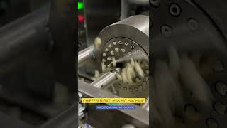 CHIFFERI RIGATI MAKING MACHINE  high speed macaroni making machine Steel pasta machine pastaplant [upl. by Eneloc]