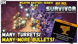 LMG Turret Weapon Mastery Challenge  STRONG Deep Rock Galactic Survivors [upl. by Helsell516]