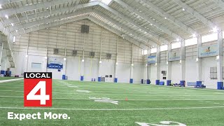 Full guided tour of Detroit Lions practice facility in Allen Park [upl. by Aldarcy]