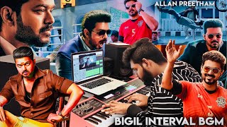 Bigil  Interval Block BGM  Allan Preetham  Thalapathy Vijay Nayanthara  AR Rahman  Atlee [upl. by Dolphin]