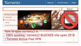 how to open torrentz2 in 100 working  torrentz2 BLOCKED site open  torrentz2 active free vpn [upl. by Zzahc]