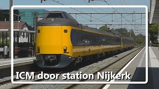 ICM komt op topsnelheid door station Nijkerk [upl. by Whitnell]