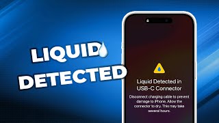 Rescuing Your iPhone Liquid Detected in Lightning Connector [upl. by Anayd]