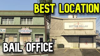 Gta 5 Best Bail Office Location  Bottom Dollar Bounties Update [upl. by Peterson]