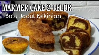 MARMER CAKE 2 TELUR  RESEP BOLU JADUL [upl. by Emmie479]