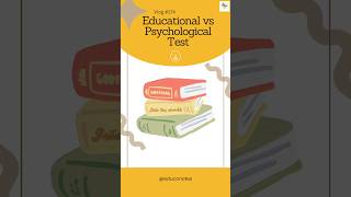 Educational vs Psychological Test Assessment for Learning  Assessment of the Learning Process 🏷️ [upl. by Reider]