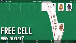 How to play Free Cell  Tamil  iTamizhan [upl. by Aikit]