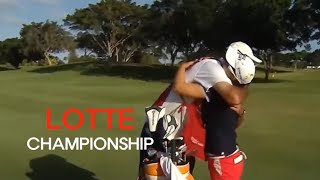 LOTTE championship winning the eagie shot [upl. by Mullac384]