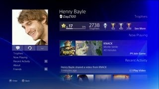 Playstation 4  User Interface Overview  PS4 UI Walkthrough [upl. by Min]