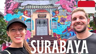 Exploring Surabaya amp Trying New Indonesian Food 🇮🇩 Indonesia Travel Vlog [upl. by Aynekat118]