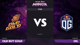 RU Old but Gold vs OG Game 3 StarLadder ImbaTV Dota 2 Minor Group Stage [upl. by Iohk]