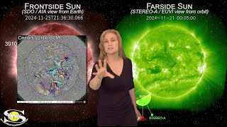 Multiple Solar Storms Come and an Historic Far Side Blast  Space Weather News 28 November 2024 [upl. by Hotchkiss]