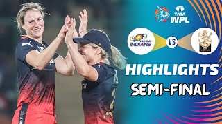 SEMIFINAL Women IPL Highlights 2024  RCB VS MI WPL 2024 Highlights cricket [upl. by Akenehs]