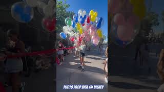 Photo prop idea  Disney disney balloons photography castle disneyland fun [upl. by Edva]