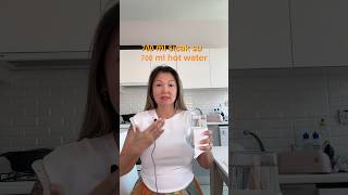 Neden sıcak su içmeniz gerekiyor diy skincareroutine cilt beauty health water sıcaksu [upl. by Akinohs231]