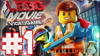 The LEGO Movie Videogame  Gameplay Walkthrough Part 1  Bricksburg Construction [upl. by Hetti]