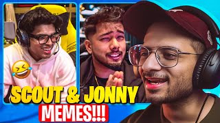 Reacting to The FUNNIEST BGMI Reels 😂 Jonathan And Scout Meme Included [upl. by Naivart198]