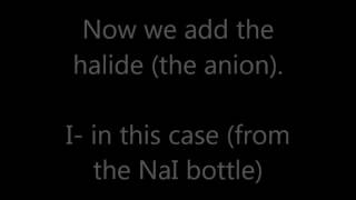 Lab06 how to do the halogen reaction [upl. by Atinus260]