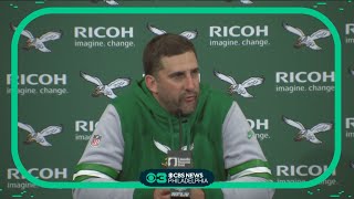 Eagles head coach Nick Sirianni postgame press conference after win over Dolphins [upl. by Ardnot423]