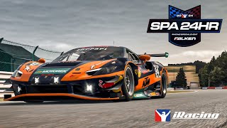 【iRacing】24 Hours of Spa Team Powerfull 2024720 Part① [upl. by Buskus]