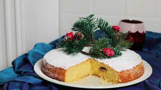 5 minutes Recipe 💯 greek moist cake with almonds  Vasilopita  GreekCuisine [upl. by Anawot170]