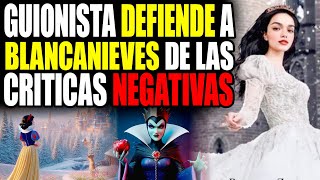 ESCRITORA de BLANCANIEVES ESTALLA CONTRA las CRÍTICAS a DISNEY DEFIENDE ENTREVISTAS de RACHEL ZEGLER [upl. by Eyks]