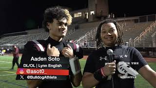 Jaiden Rosario and Aaden Soto postgame interview [upl. by Yekim]