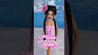 Custom face tutorial  Makeup Combo 💄 dresstoimpress dti roblox [upl. by Werdnael]