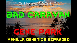 BAD CARAVAN DEPARTURE Rimworld Vanilla Genetics Expanded 12 [upl. by Orpah]