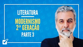 0313 Modernismo  2ª Geração  Parte 3 Literatura Prof Nelson Sartori [upl. by Aicirtap]