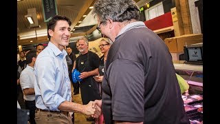 Visite du premier ministre du Canada M Justin Trudeau [upl. by Chapland]