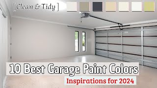 10 Best Garage Paint Colors for 2024 Fresh and Sleek Inspiration [upl. by Dupre]