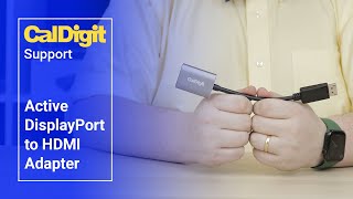 Converting DisplayPort to HDMI on a CalDigit Dock [upl. by Dazraf]