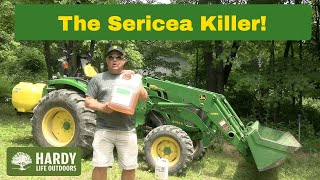 Controlling Sericea Lespedeza on the Habitat Oasis Project makes for some relaxing tractor time [upl. by Magnuson]