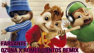 Ozuna x Romeo Santos  El Farsante Remix  Alvin Y Las Ardillas [upl. by Alverson]