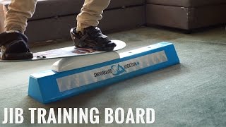 Snowboard Addiction Jib Training Board Product Video [upl. by Ahsikyw]