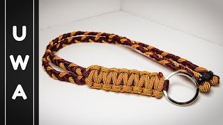 How to make The Desert Paracord LanyardKeyChain UWA ORIGINAL Tutorial [upl. by Wrdna]