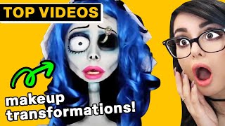 CRAZIEST MAKEUP Transformations SHOCKING  SSSniperWolf [upl. by Carlos341]