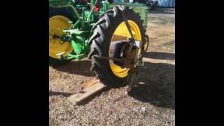 John Deere H tumbles 8hp waterloo boy gas tank hit and miss antique gas engine [upl. by Marmawke660]