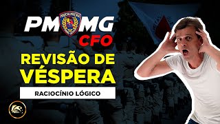 🔴Revisão de Véspera PMMG  CFO  Raciocínio Lógico Matemático  Prof Rodrigão Laaau [upl. by Attelocin482]