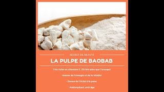 La pulpe de Baobab dans les cheveux Une bombe [upl. by Tasia583]