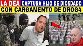 EL HIJO DE DIOSDADO CABELLO FUE SORPRENDIDO POR CON GRAN CARGA [upl. by Areid]