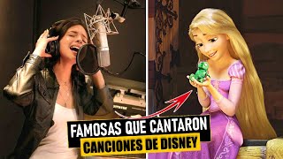 ARTISTAS LATINOS Que NO SABIAS Que CANTABAN Canciones de DISNEY [upl. by Damha755]